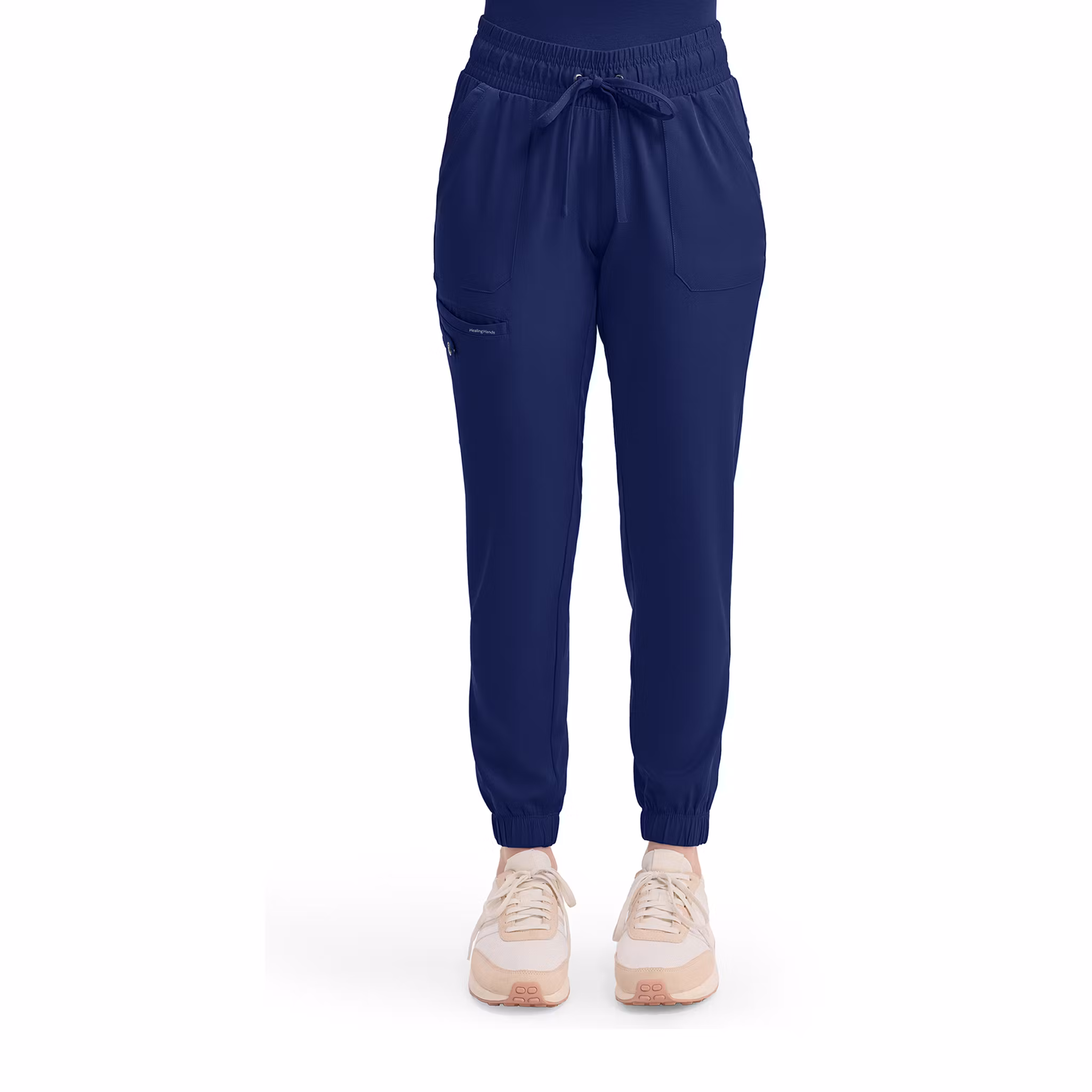 Renee vårdbyxa i joggermodell med resår och fyrvägsstretch | Healing Hands