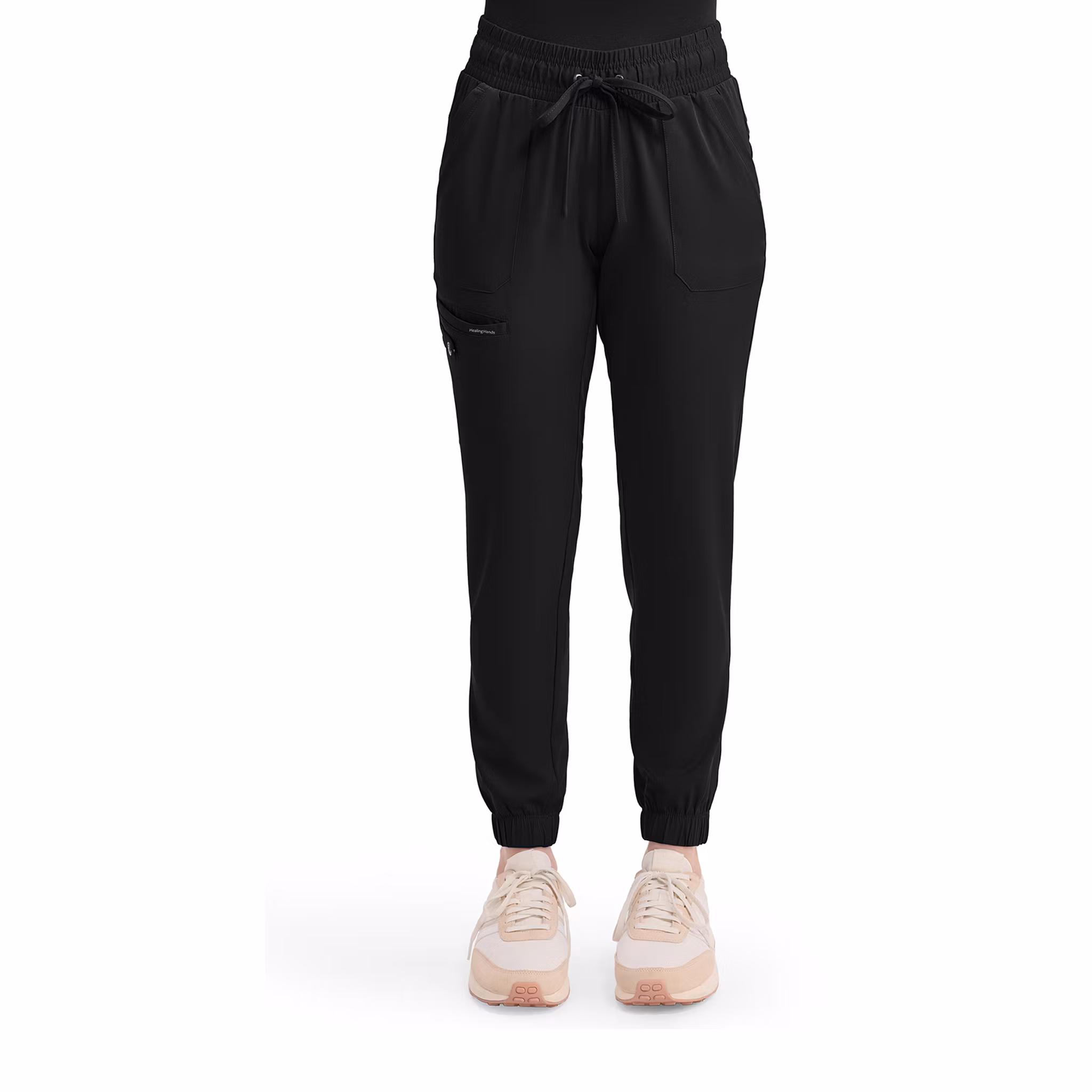 Renee vårdbyxa i joggermodell med resår och fyrvägsstretch | Healing Hands