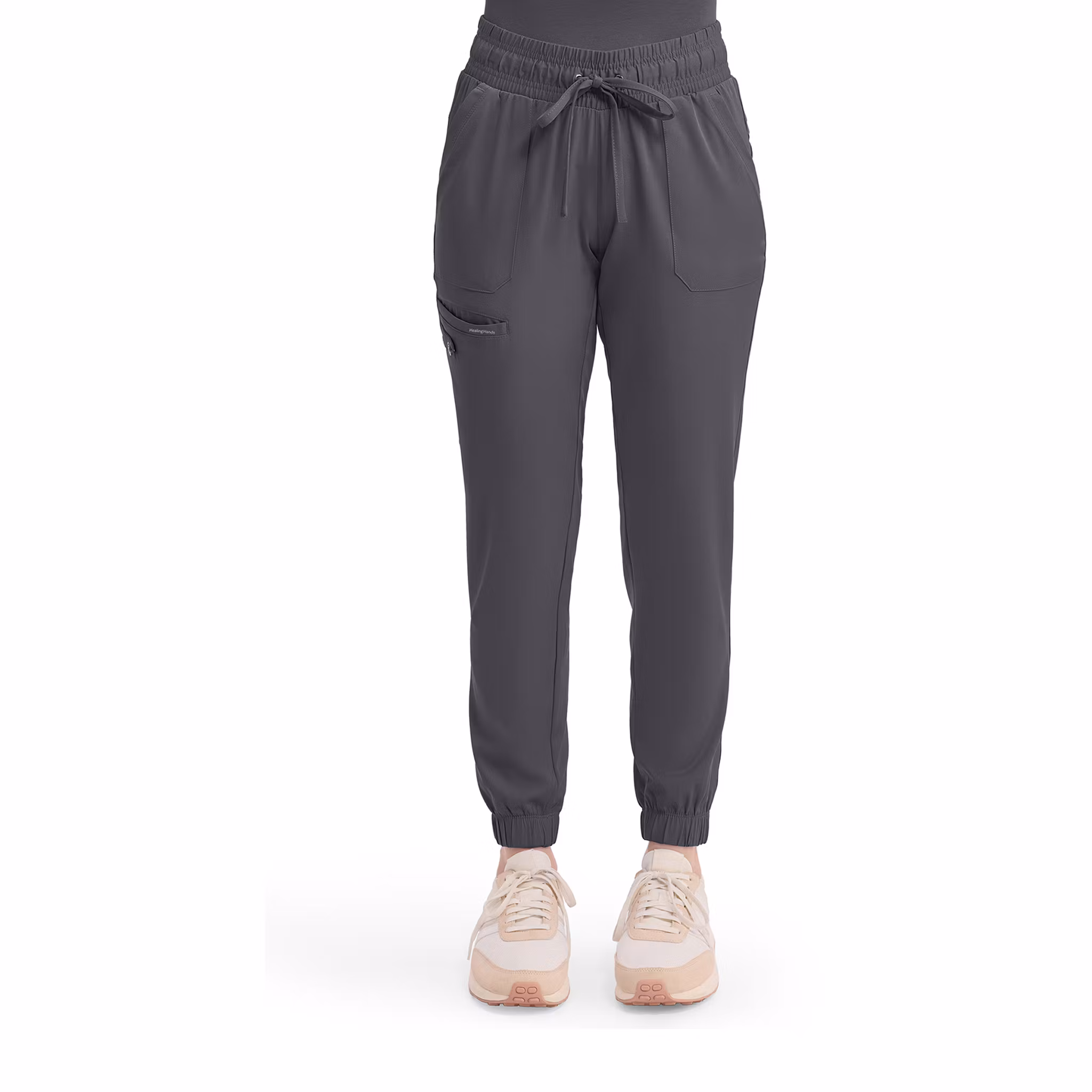 Renee vårdbyxa i joggermodell med resår och fyrvägsstretch | Healing Hands