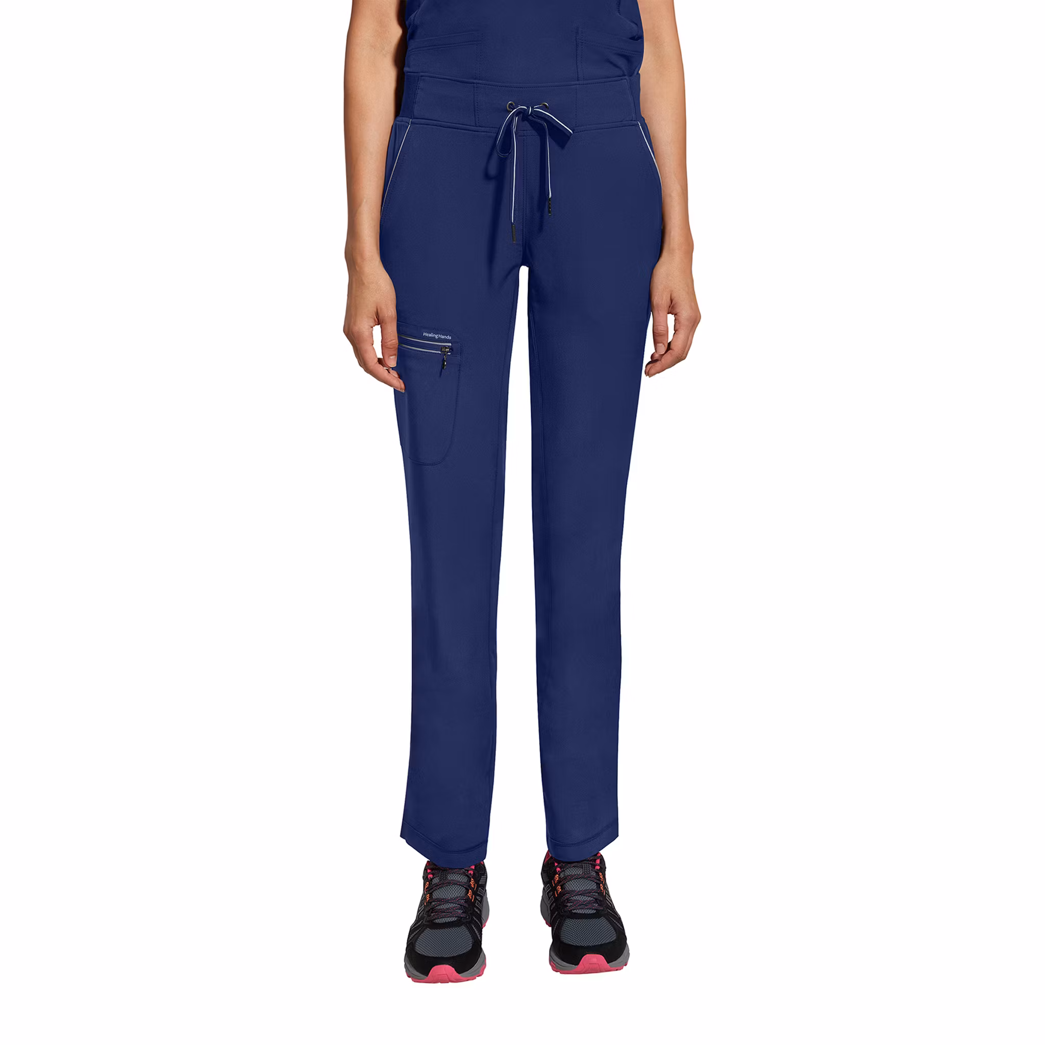 Nisha vårdbyxa i fyrvägsstretch med rak benmodell för dam | Healing Hands