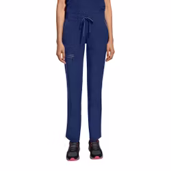 Nisha vårdbyxa i fyrvägsstretch med rak benmodell för dam | Healing Hands