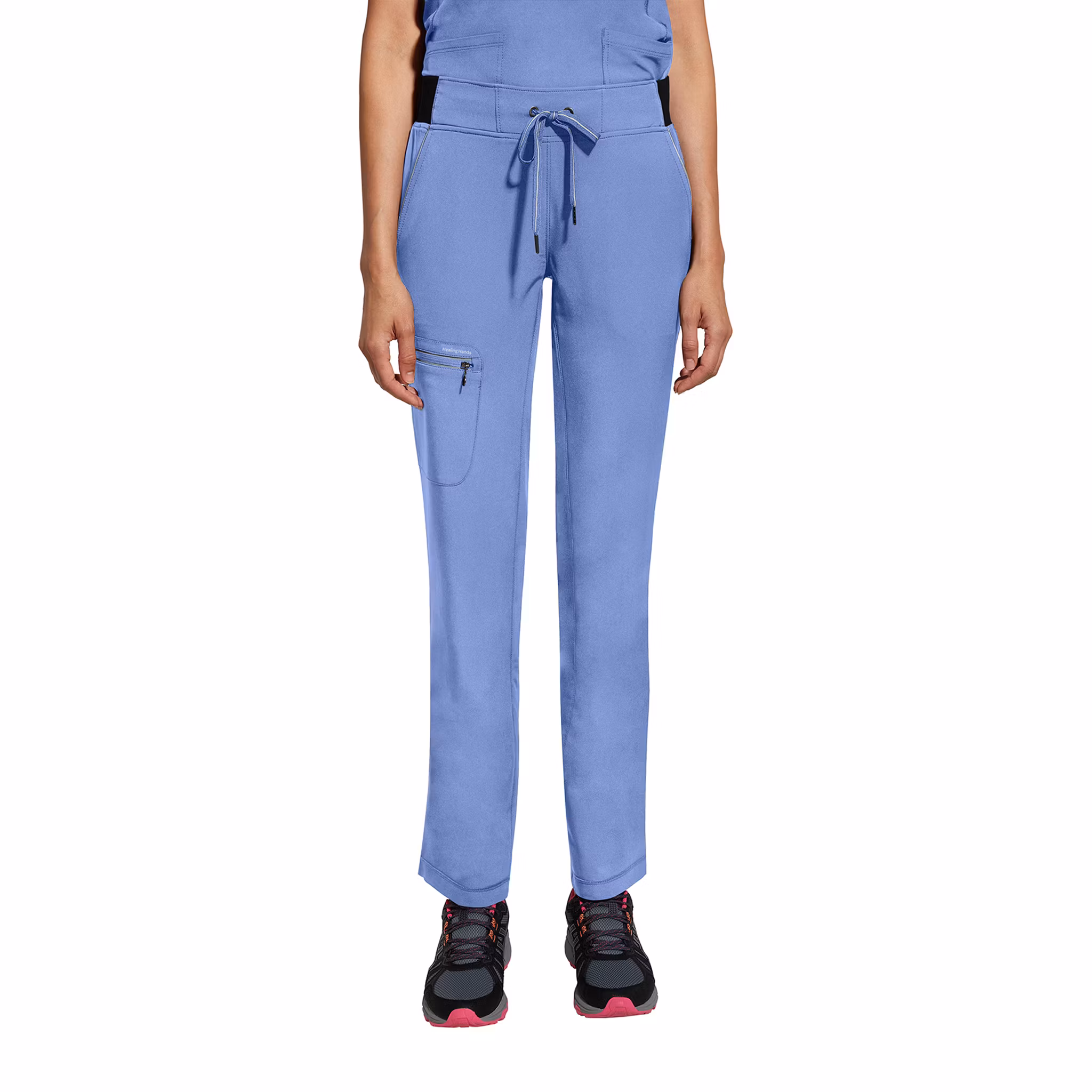 Nisha vårdbyxa i fyrvägsstretch med rak benmodell för dam | Healing Hands