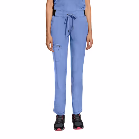 Nisha vårdbyxa i fyrvägsstretch med rak benmodell för dam | Healing Hands