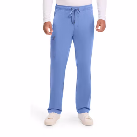 Noah vårdbyxa i fyrvägsstretch med rak benmodell för herr | Healing Hands