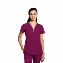 Sonia vårdtopp med dragkedja och fyrvägsstretch för dam | Healing Hands