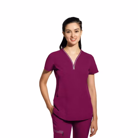 Sonia bussarong med dragkedja och fyrvägsstretch för dam | Healing Hands