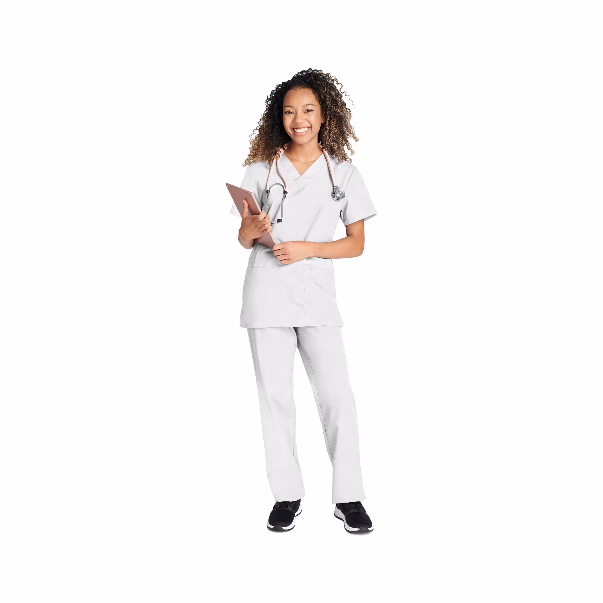 Unisex vårdset med topp och byxa i poplin | Cherokee