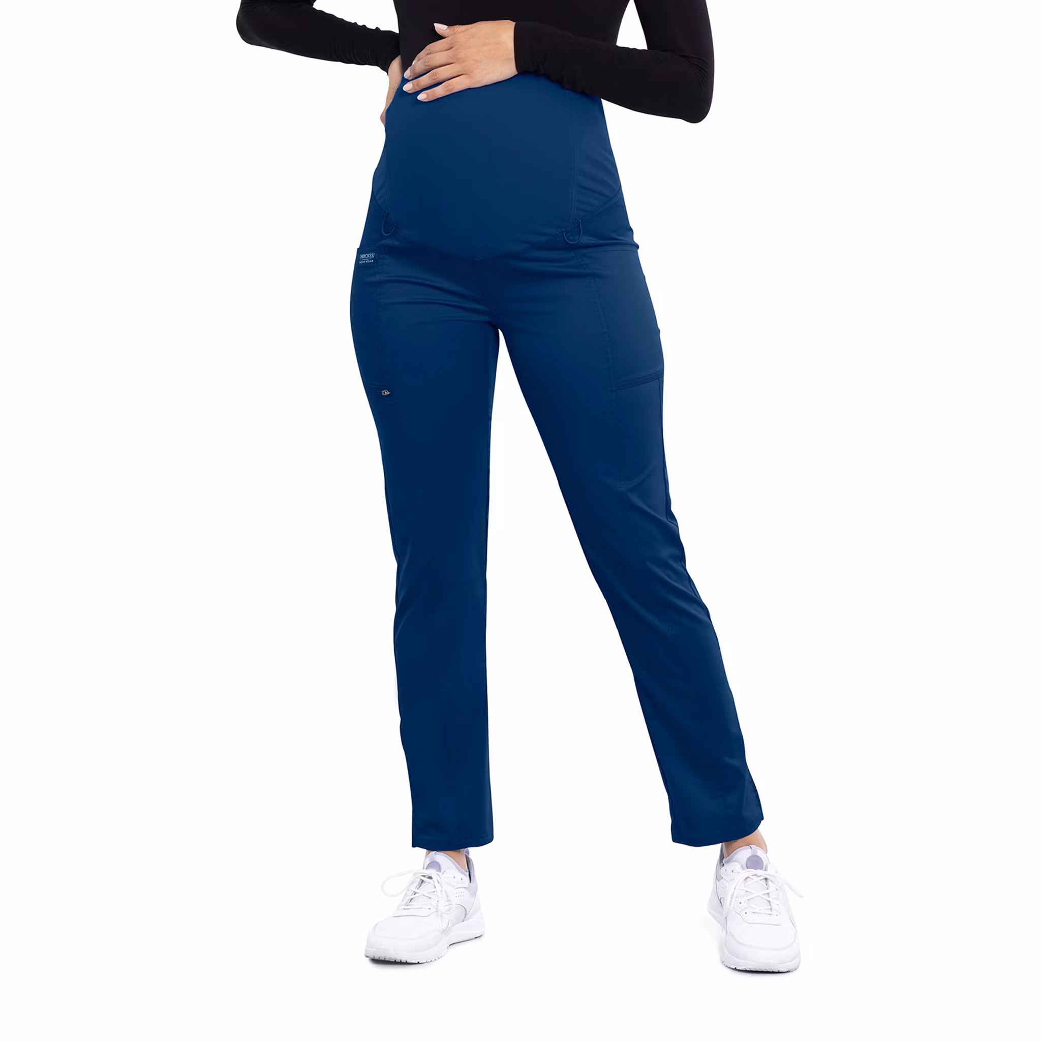 Gravidbyxa med rak benmodell och mjukt trikåstöd | Cherokee