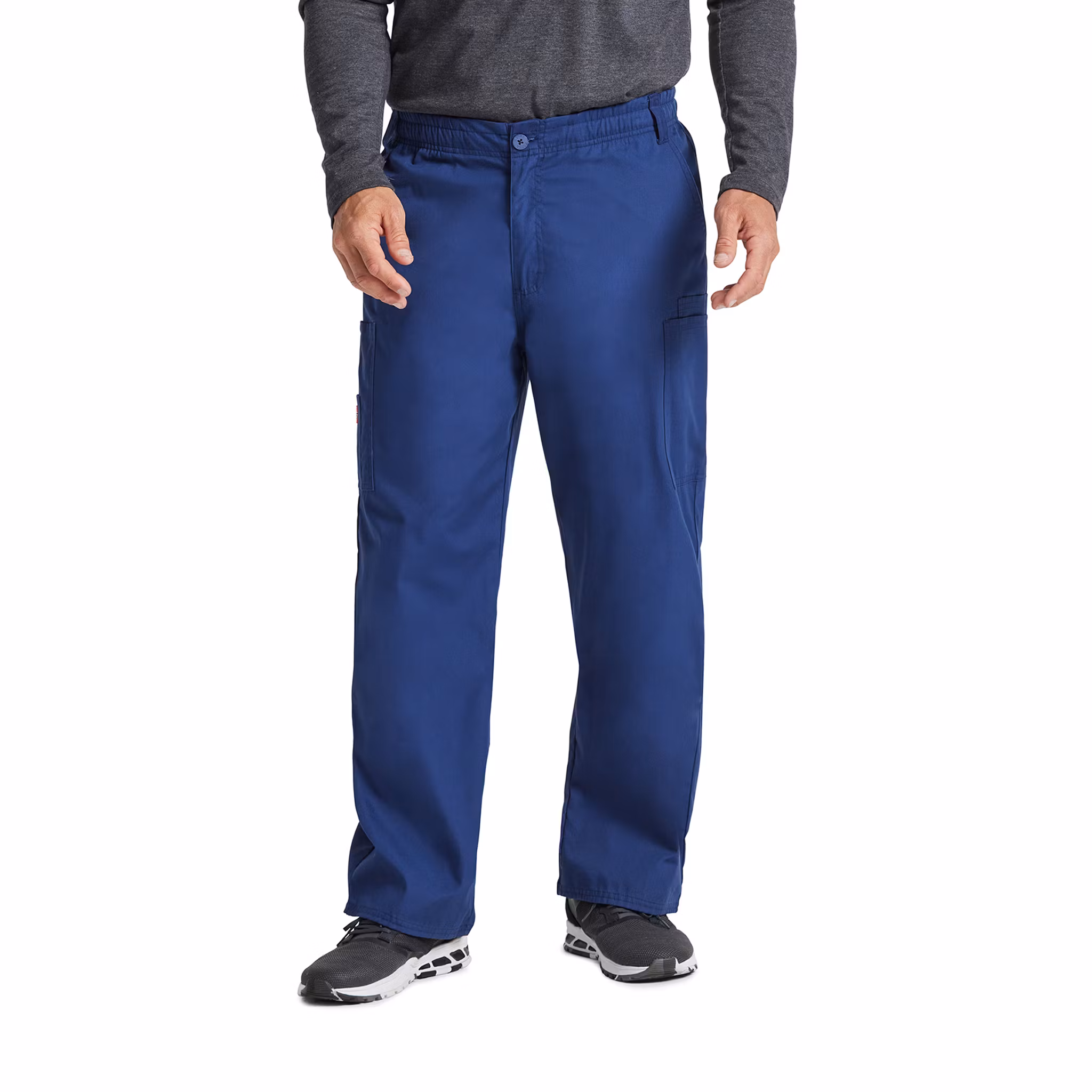 Vårdbyxa med dragkedja, resår & raka ben för herr | Dickies