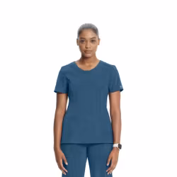 Vårdtunikor med rund hals och stretchpaneler | Cherokee