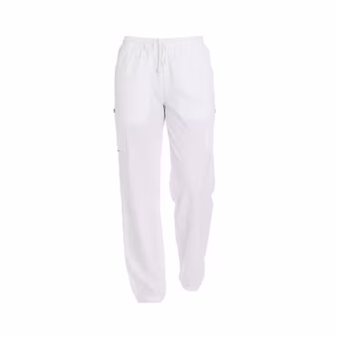 Vit byxa i 100% krinklad bomull | TK Design