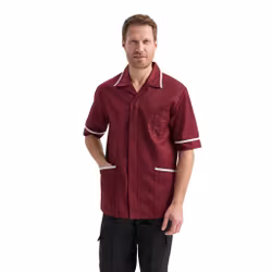 Vårdtunika i polyester & bomull för herr | Uneek