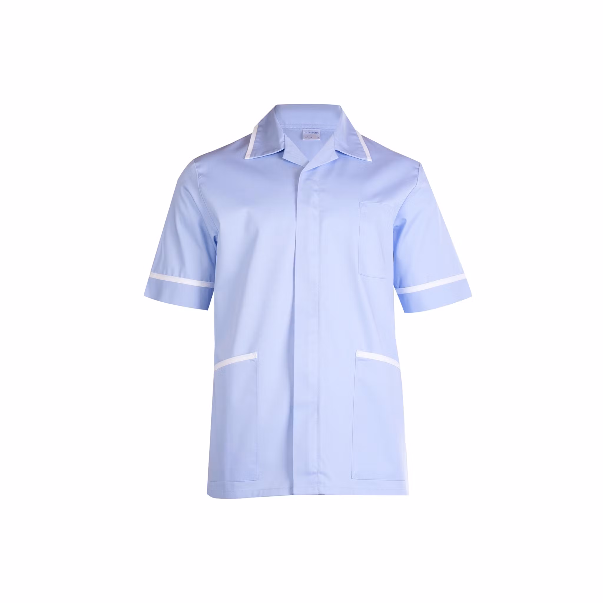 Vårdtunika i polyester & bomull för herr | Uneek
