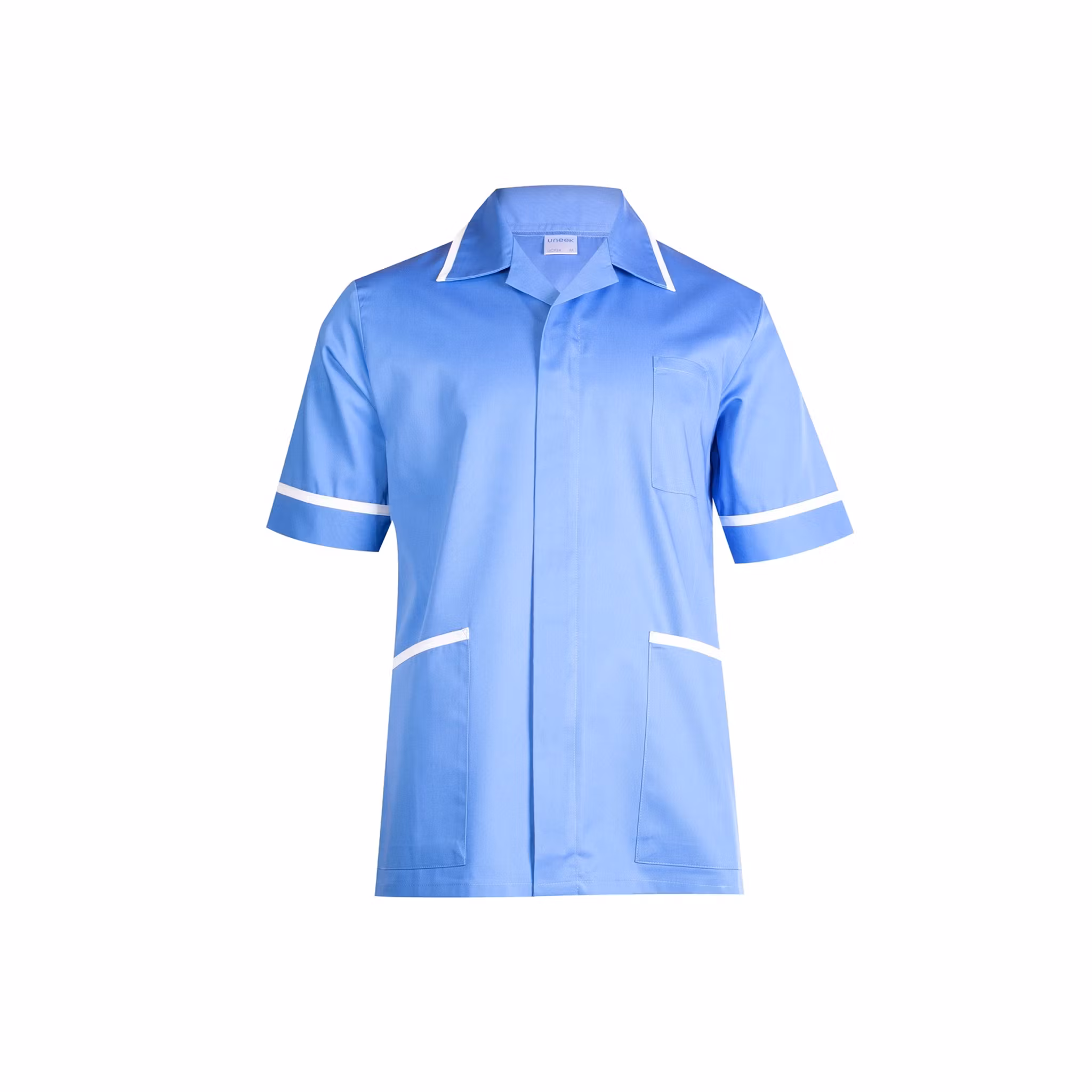 Vårdtunika i polyester & bomull för herr | Uneek