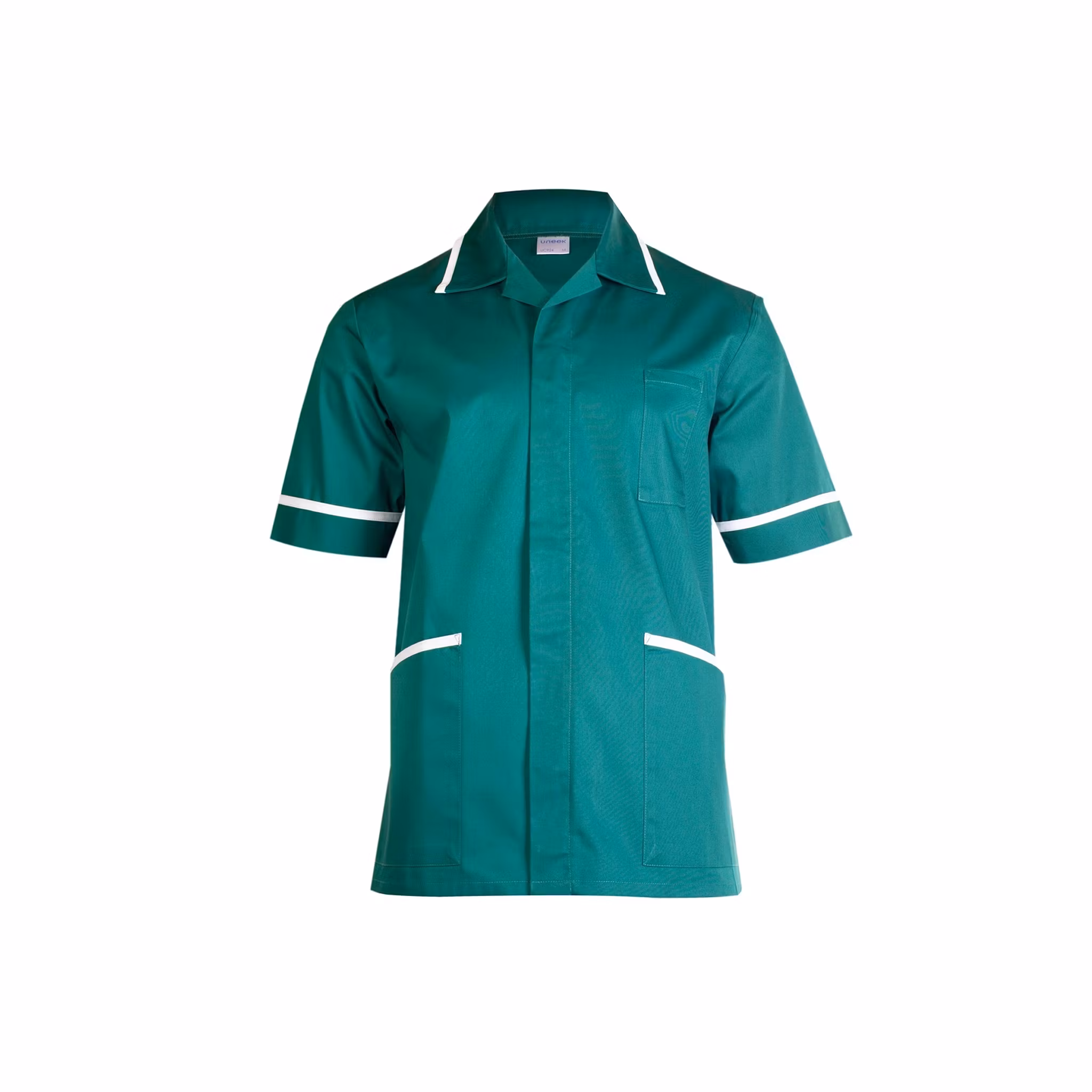 Vårdtunika i polyester & bomull för herr | Uneek
