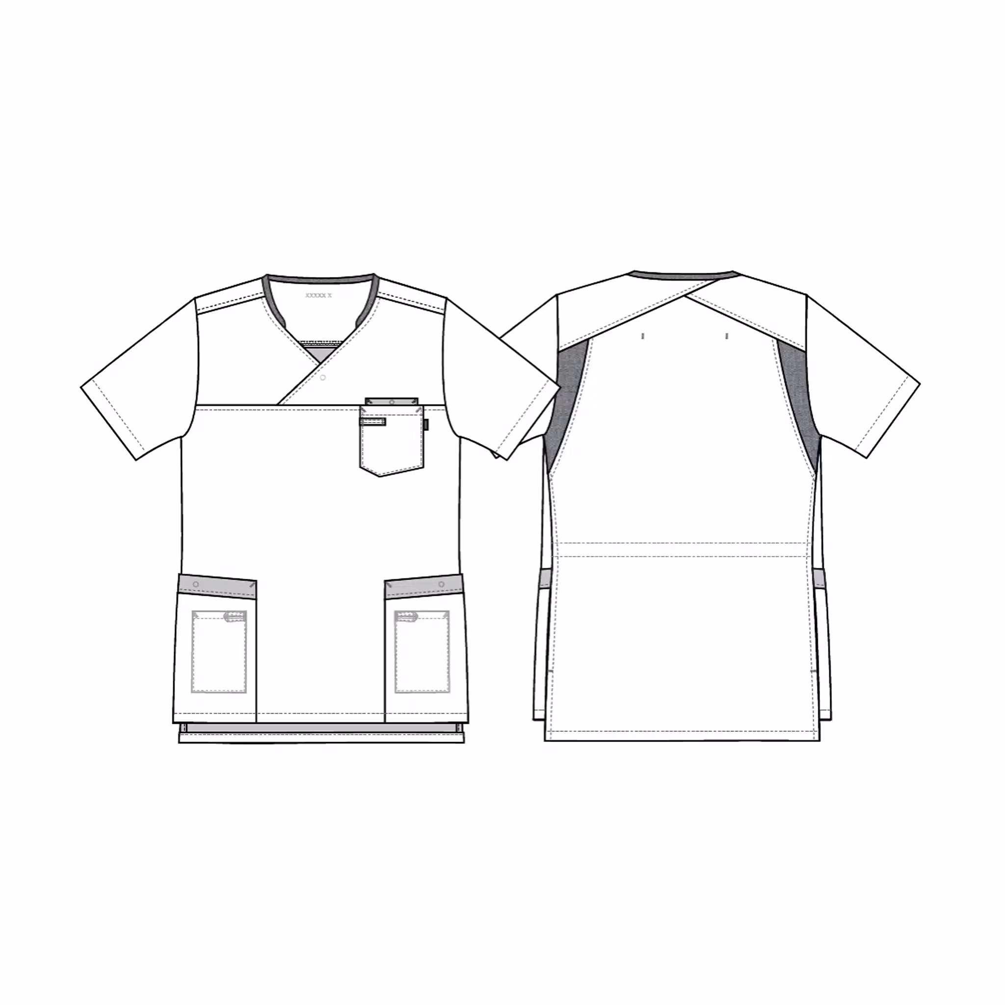 Unisex halvbussarong med stretchpaneler och smarta fickor | Kentaur