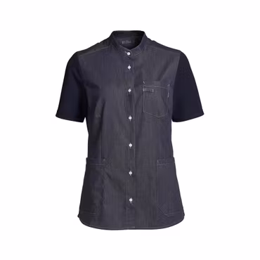 Damskjorta i piké med skjortfunktion och stretchkomfort | Kentaur