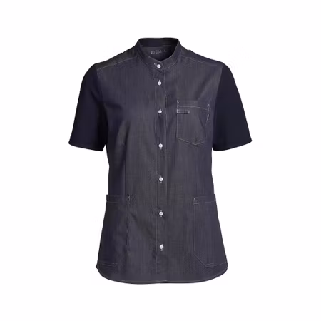 Damskjorta i piké med skjortfunktion och stretchkomfort | Kentaur