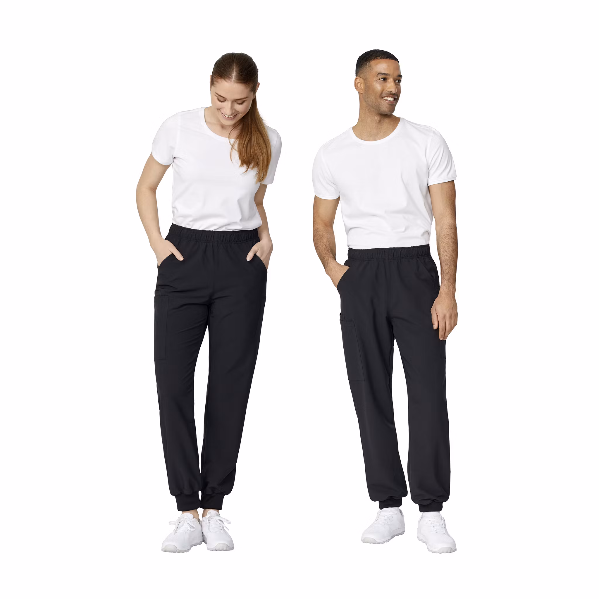Unisex 4-way stretch pull-on-byxa med hög komfort och funktion | Kentaur