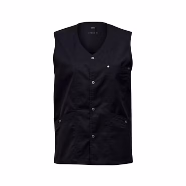 Unisex väst med tryckknappar och praktiska fickor | Kentaur