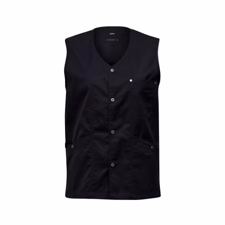 Unisex väst med tryckknappar och praktiska fickor | Kentaur