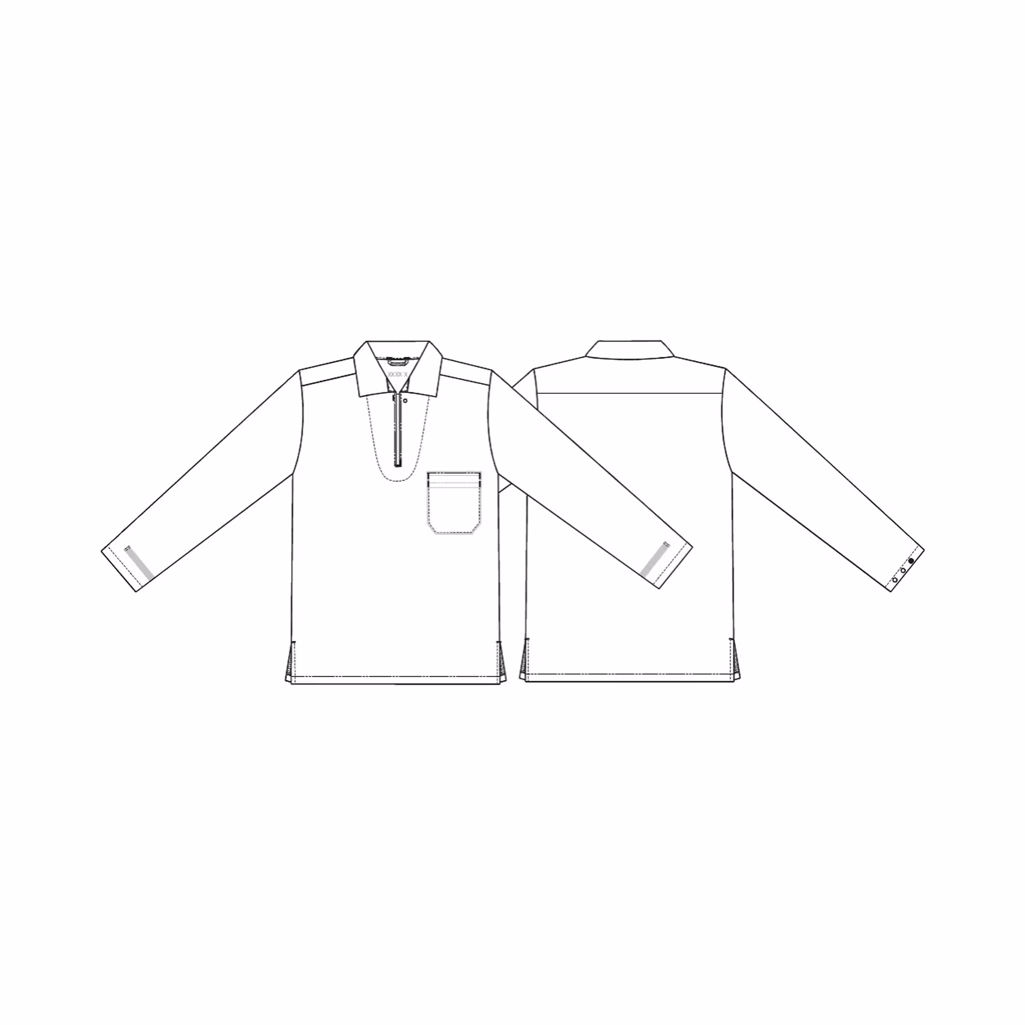 Unisex bussarong med pull-up-funktion och HACCP-skydd | Kentaur