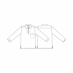 Unisex bussarong med pull-up-funktion och HACCP-skydd | Kentaur