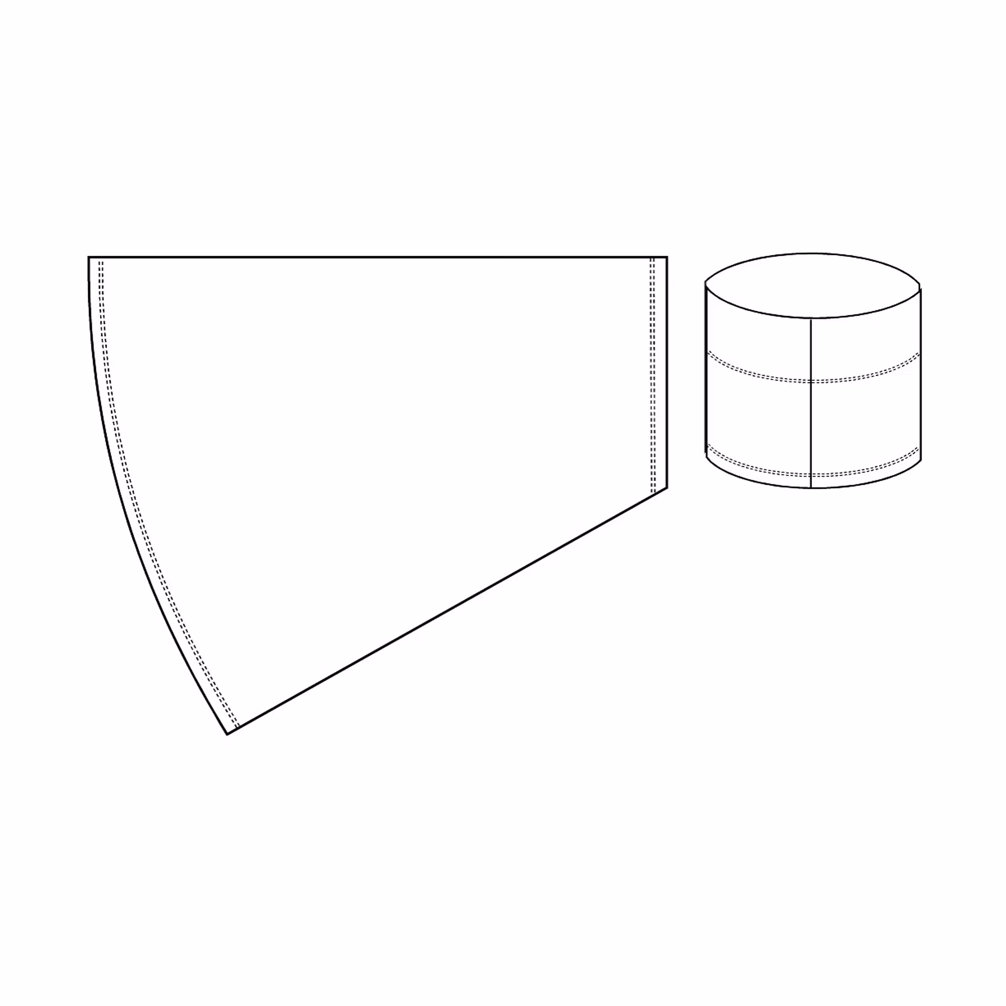 Hijab i tvådelad design med mesh | Kentaur