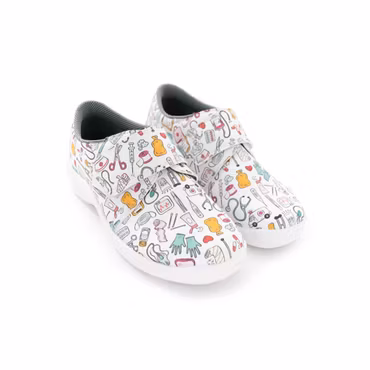 Vårdskor med kardborre - vårdmönster | Calzame