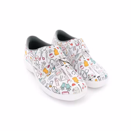 Vårdskor med kardborre - vårdmönster | Calzame