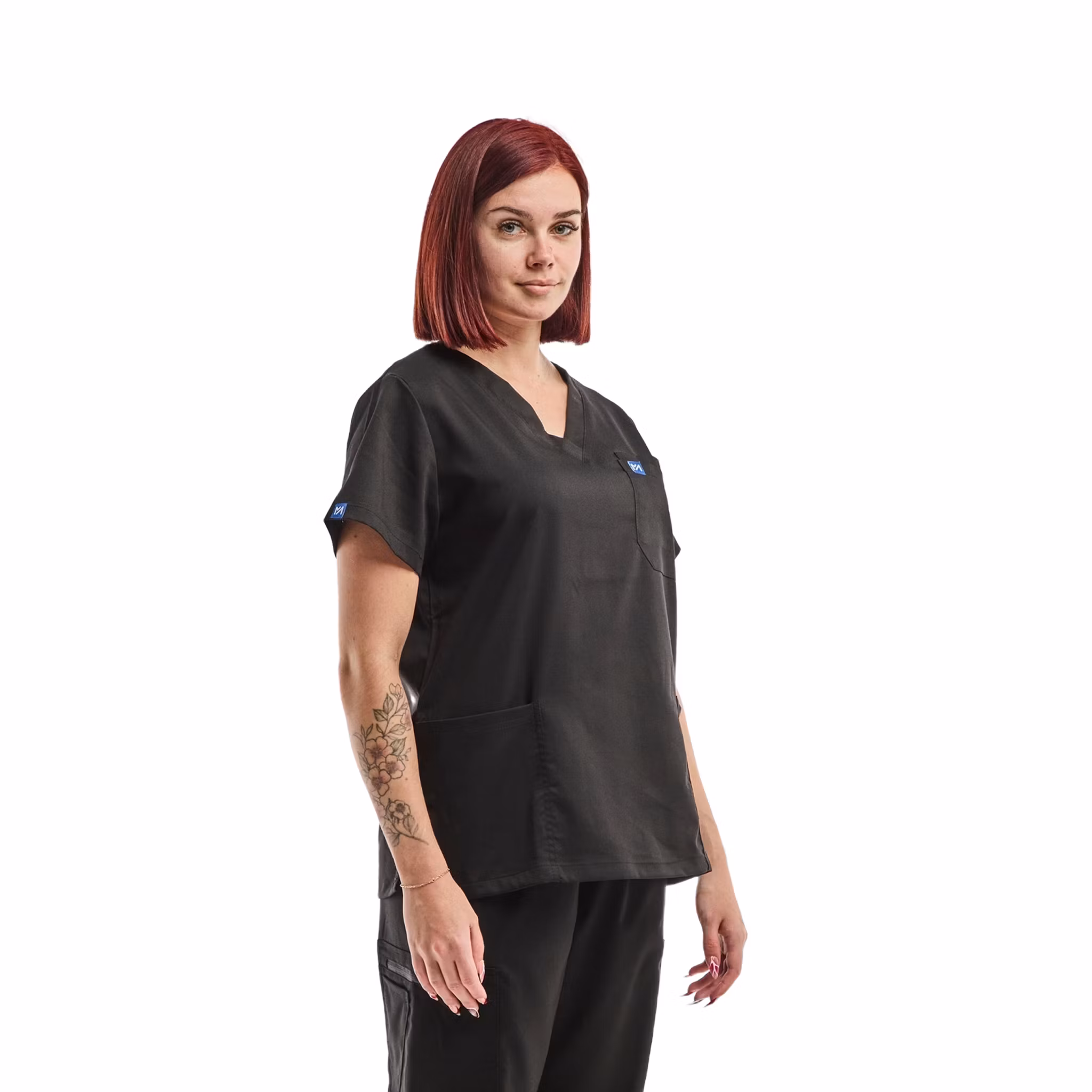 Medicinsk tunika med V-ringning för dam - Emma | Aelin