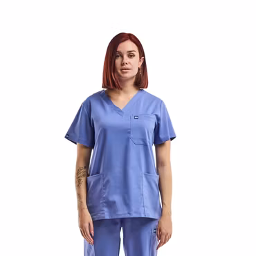Medicinsk tunika med V-ringning för dam - Emma | Aelin