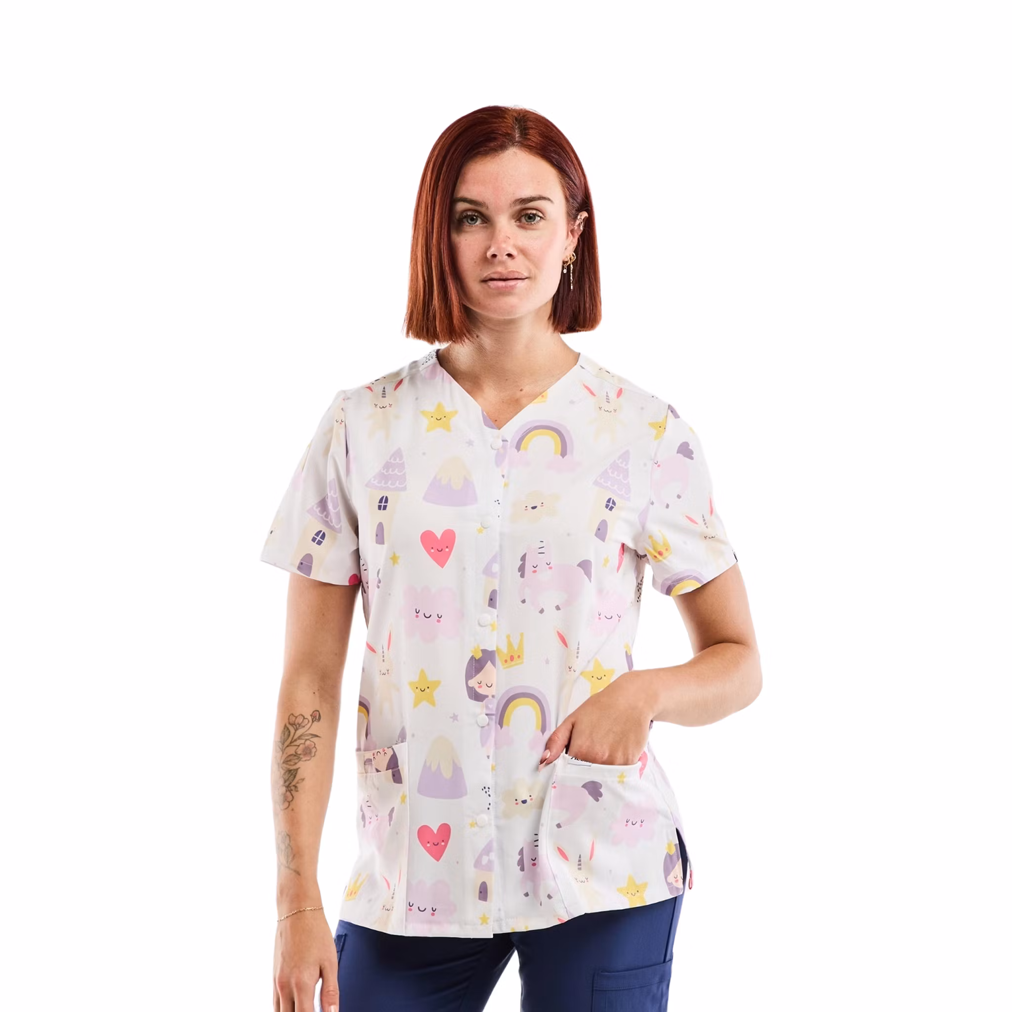 Tunika i stretch med flera olika mönster för dam | Aelin