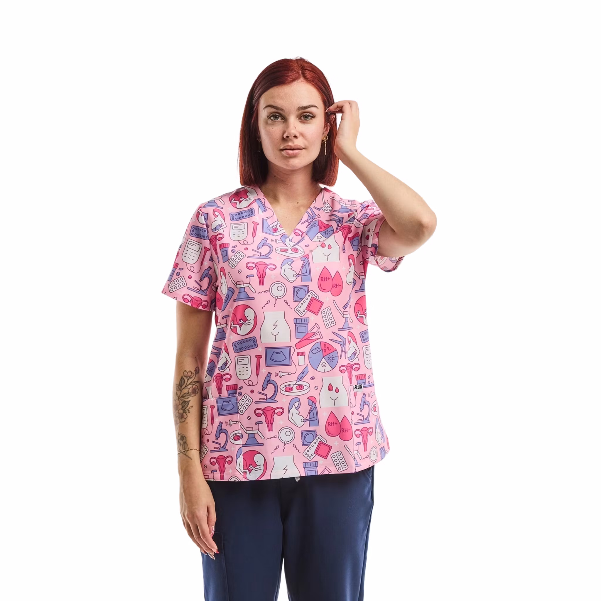 Tunika i stretch med flera olika mönster för dam | Aelin