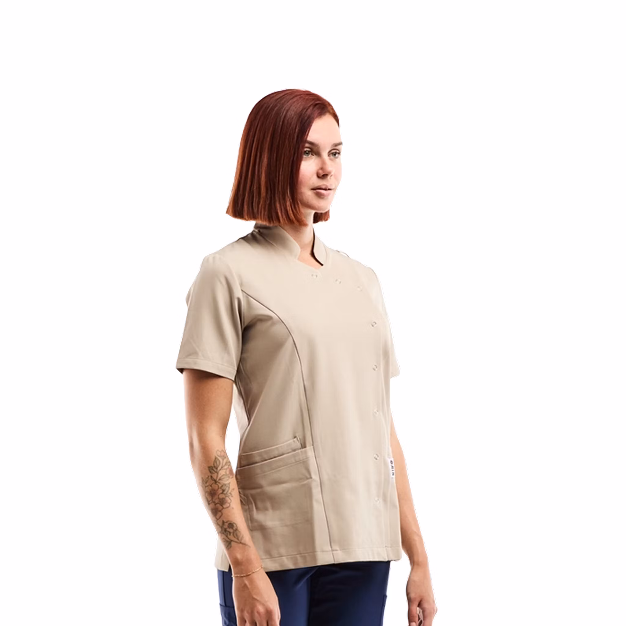 Tunika med stretch och ståkrage - Aurelia | Aelin