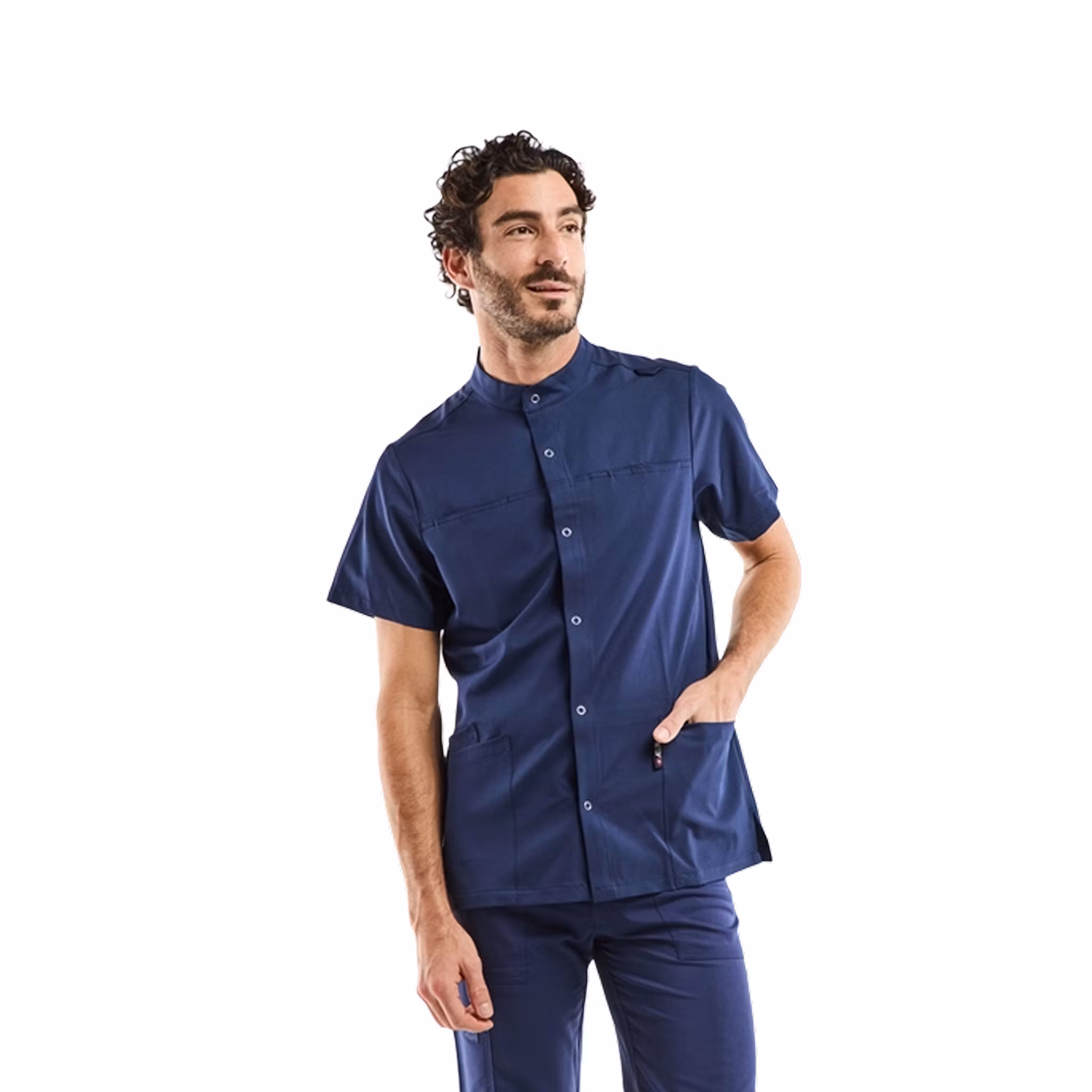 Tunika med stretch och ståkrage för herr - Noa | Aelin