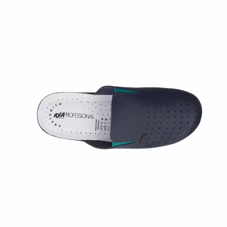 Vårdtofflor i läder med vadderad innersula | Axa Shoes