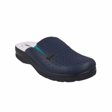 Vårdtofflor i läder med vadderad innersula | Axa Shoes