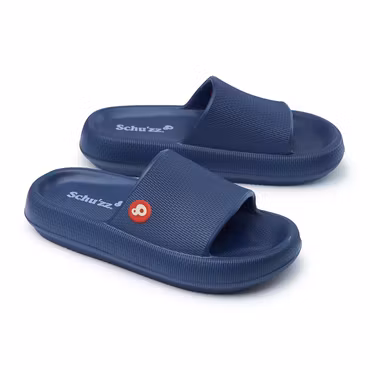 Sandaler i gummi med bred rem för herr | Schu'zz