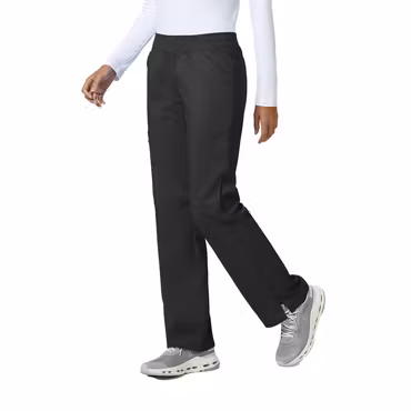 Vårdbyxor med resårmidja och raka ben | Cherokee