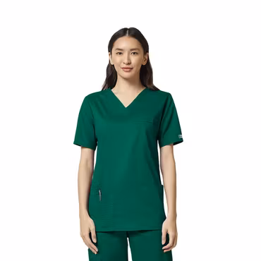 Unisex vårdtopp med V-ringning och bröstficka | Cherokee