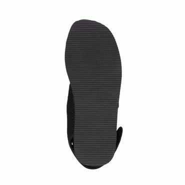 Svart ortopedisk komfortsandal med justerbara remmar och lätt sula – lämplig vid känsliga och svullna fötter | Alster Komfort