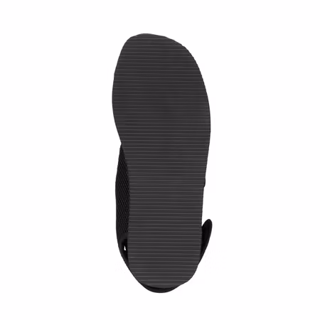 Svart ortopedisk komfortsandal med justerbara remmar och lätt sula – lämplig vid känsliga och svullna fötter | Alster Komfort
