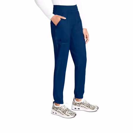 Joggerbyxa med elastisk midja och meshdetaljer | Cherokee