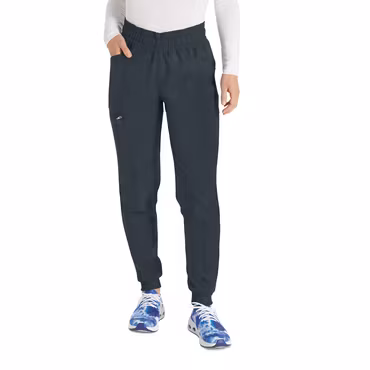 Joggerbyxa med dragsko och ribbstickade detaljer för dam | Dickies