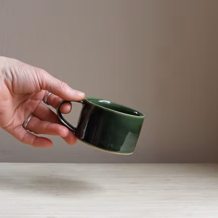 Mindre kaffekopp, drejad