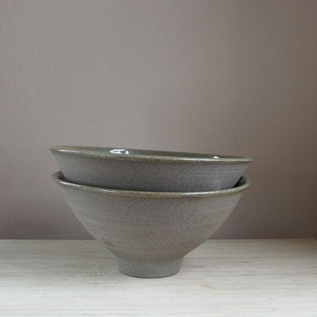 Ramenskål stengods, drejad