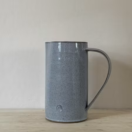 Kanna i stengods 1,2 L - drejad