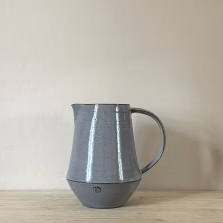 Kanna i stengods 1.2 L - drejad