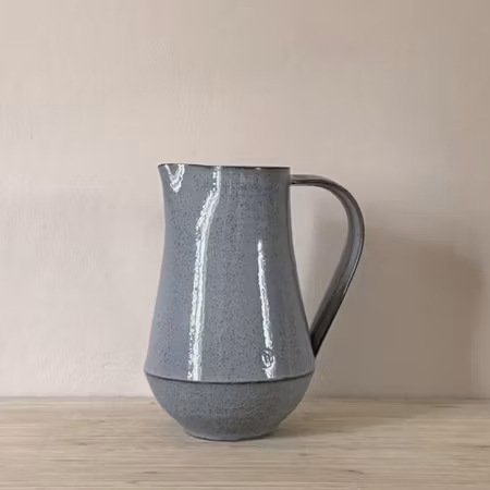 Kanna i stengods 1 L - drejad